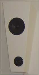 Left channel of the loudspeaker system