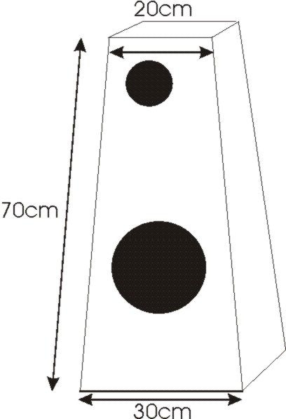 Schematic of the enclosure